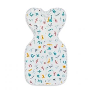 Otulacz Swaddle UP EcoVero - Biały, Alfabet M 1.0Tog | Love To Dream