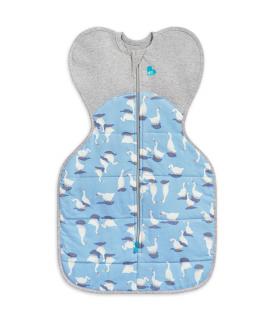 Otulacz Swaddle UP - Niebieski Gęsi S 2.5Tog | Love To Dream