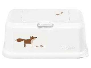 Pojemnik na mokre chusteczki - White funky fox | Funkybox