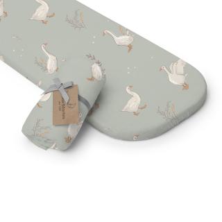 Prześcieradło do gondoli - Happy Goose Olive | ColorStories