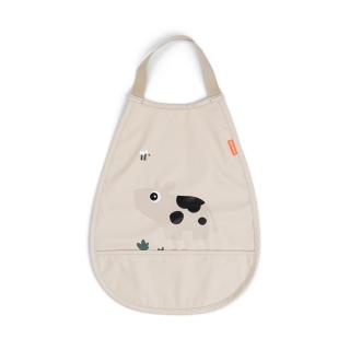 Śliniak wodoodporny z Kieszonką Pull-over Tiny Farm Sand | Done by Deer