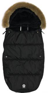 Śpiworek do wózka 6-36m - Black Furry | Dooky