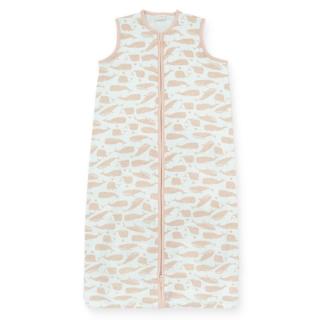 Śpiworek Dziecięcy letni - Summer hydrophilic WHALES PALE PINK 18-36m 0.6 Tog | Jollein