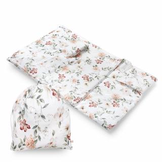 Śpiworek przedszkolaka z workiem Organic Cotton Boho Flowers | Yosoy