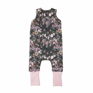 Śpiworek z nogawkami Organic Jersey – Mystery of Flowers 1-3L 2.5Tog | Makaszka