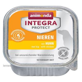 Animonda Integra Protect Nieren - dla psa z niewydolnością nerek; Kurczak Karma weterynaryjna dla psa w postaci szalki 150g