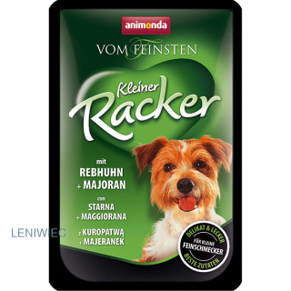 Animonda vom Feinsten Kleiner Racker - saszetka dla dorosłego psa z kuropatwą i majerankiem 85g