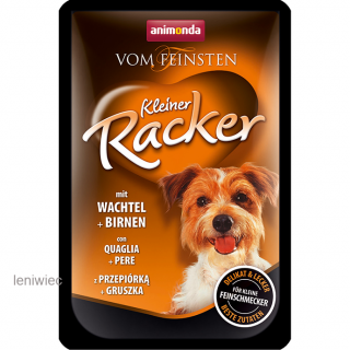 Animonda vom Feinsten Kleiner Racker - saszetka dla dorosłego psa z przepiórką i gruszką 85g