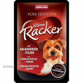 Animonda vom Feinsten Kleiner Racker - saszetka dla dorosłego psa z sercami cielęcymi i grzybami 85g