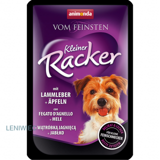 Animonda vom Feinsten Kleiner Racker - saszetka dla dorosłego psa z wątróbką jagnięcą i jabłkiem 85g