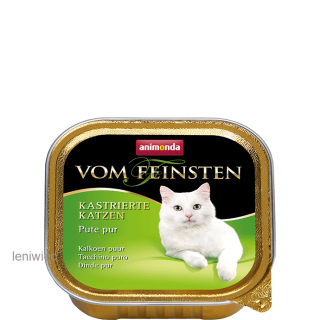 Animonda vom Feinsten - szalka KASTRAT z indykiem Karma mokra dla kota wykastrowanego w postaci szalki 100g