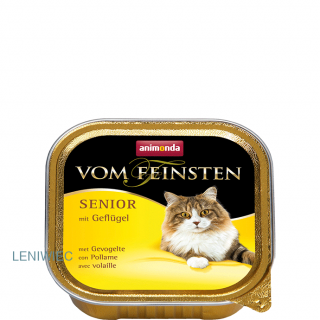 Animonda vom Feinsten - szalka SENIOR z drobiem Karma mokra dla starszego kota w postaci szalki 100g