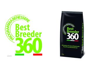 BEST BREEDER 360 - Puppy od 10kg,  KACZKA - OWIES Karma sucha dla dorosłych psów ważących 1-9 kg