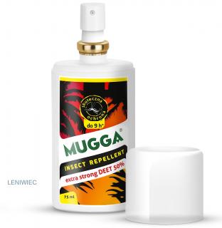 Mugga STRONG Spray 50% DEET na komary i kleszcze -  Powyżej 18 roku życia