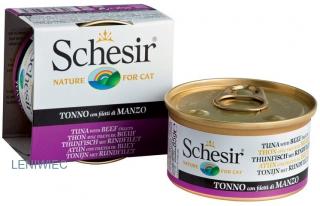 SCHESIR CAT - Tuńczyk Z Filetami Wołowymi  85g