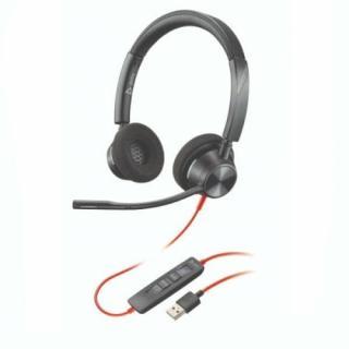Plantronics Blackwire 3320 USB-A słuchawka z mikrofonem do PC (złącze USB-A)