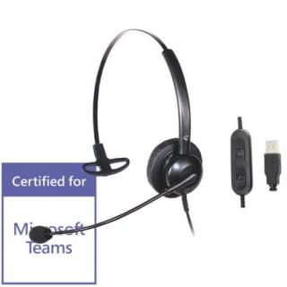 Platora Basic-M USB słuchawka z mikrofonem do komputera (złącze USB-A)