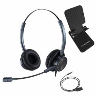 Platora Premium-D + kabel do telefonu komórkowego (jack 3.5 mm) + podstawka na telefon