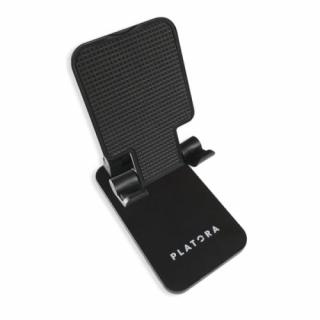 Składany uchwyt biurkowy na telefon komórkowy / smartfon (kolor czarny)