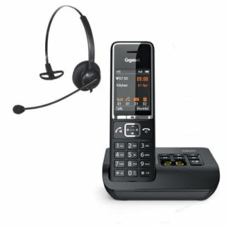 Telefon bezprzewodowy z słuchawką call center Gigaset 550 AM + Platora Basic-M