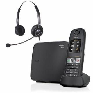 Telefon bezprzewodowy z słuchawką call center Gigaset E630 + Platora Basic-D