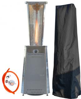 Parasol grzewczy, tarasowy promiennik gazowy XARAM Energy - Helena o mocy 6 kW + zestaw przyłączeniowy GRATIS + pokrowiec