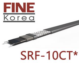 Samoregulujący kabel grzewczy do ochrony rur przed zamarzaniem FINE KOREA SRF-10CT w osłonie fluoropolimerowej odpornej na chemikalia