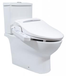 ZESTAW:  elektroniczna deska myjąca XARAM Energy Q-5100 (wersja krótka) + misa ceramiczna bezrantowa WC stojąca kompakt XARAM Energy Brague