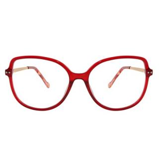 Barcelona Red Okulary kwadratowe, damskie