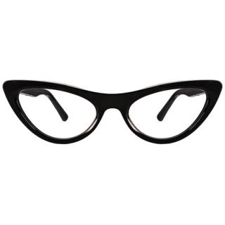 Capri Black Okulary damskie z tworzywa