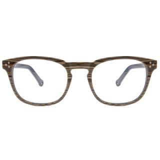 Djerba Blue Wood Okulary unisex z tworzywa