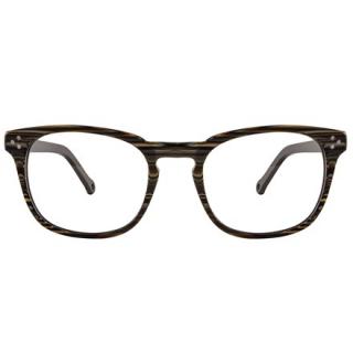 Djerba Gray Wood Okulary unisex z tworzywa