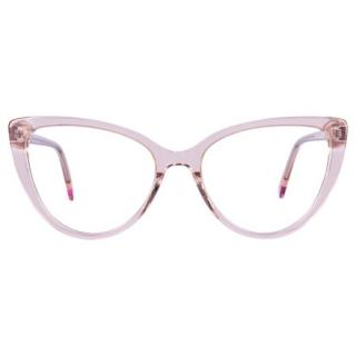 Etna Dusty Rose Okulary kocie, damskie