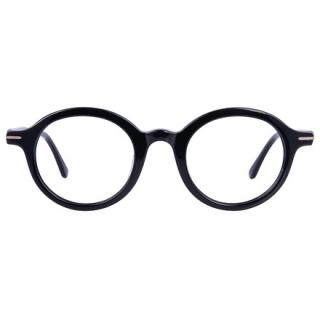 Liran Black Okulary okrągłe, unisex