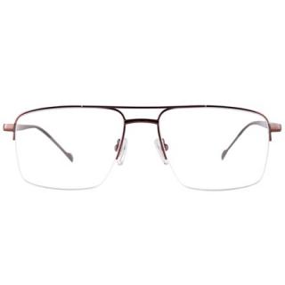 Tidore Brown okulary metalowe na żyłce, męskie