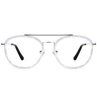 Uki Lilac/Silver okulary okrągłe unisex