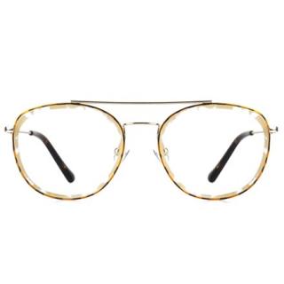 Uki Yellow/Gold okulary metalowe unisex