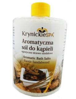 Aromatyczna sól do kąpieli drzewo sandałowe, borowina Krynickie SPA 600g