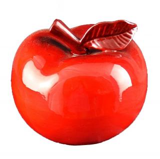 Ceramiczne czerwone jabłko małe Ceramiczna dekoracja jabłko