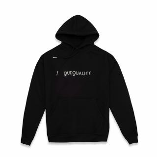QueQuality Legendary crystals hoodie black