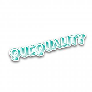 QueQuality Sticker Blue