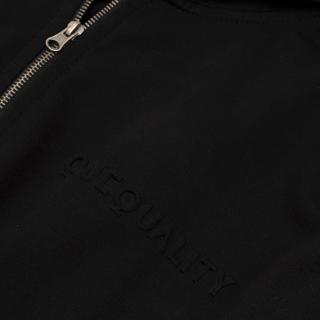 QueQuality Zip Hoodie Black