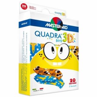 Plastry QUADRA 3D BOYS 70464