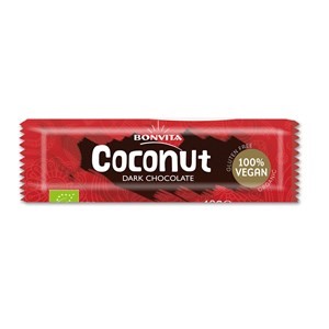Baton kokosowy w czekoladzie bezgl. BIO 40g BONVITA