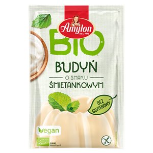 Budyń o smaku śmietankowym bezglutenowy BIO 40g Amylon