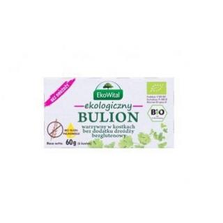 Bulion warzywny w kostkach bezglutenowy bez drożdży BIO 60g