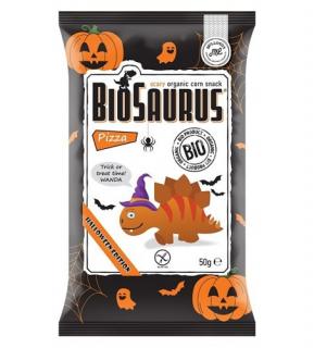 Chrupki kukurydziane Biosaurus Halloween pizza 50g