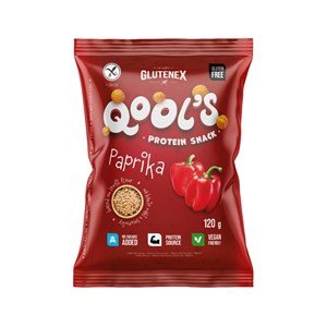 Chrupki proteinowe qool's paprykowe bezglutenowe 120g Glutenex