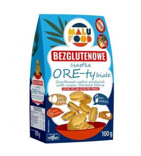 Ciastka ORE-TY białe bezglutenowe bez cukru 100g Malu Food