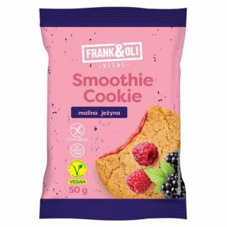 Ciastko owsiane z nadzieniem malin i jeżyn 50g Frank  Oli